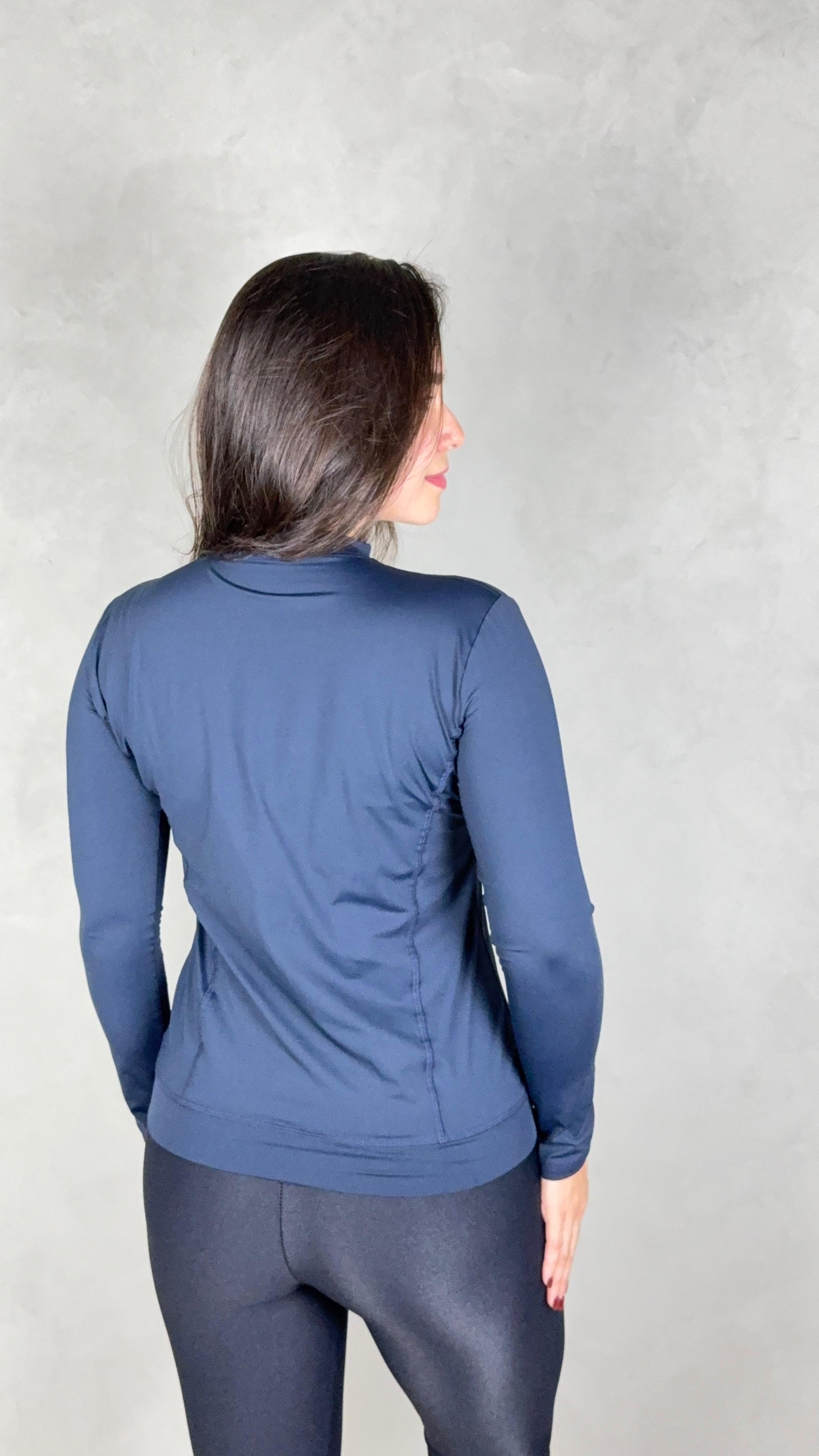 Casaco Fit Vibe - Azul Marinho