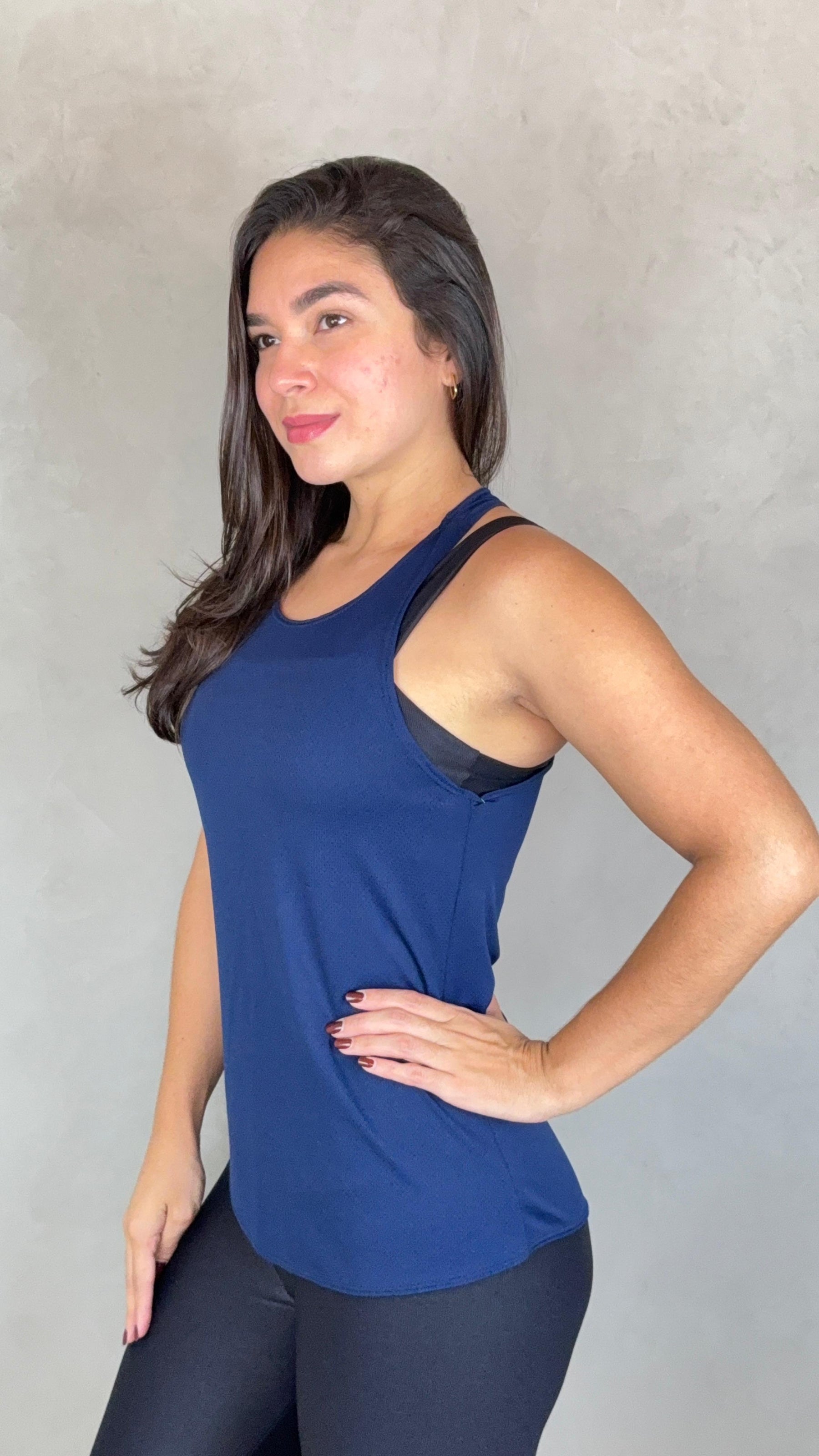 Regata Poliamida - Azul Marinho