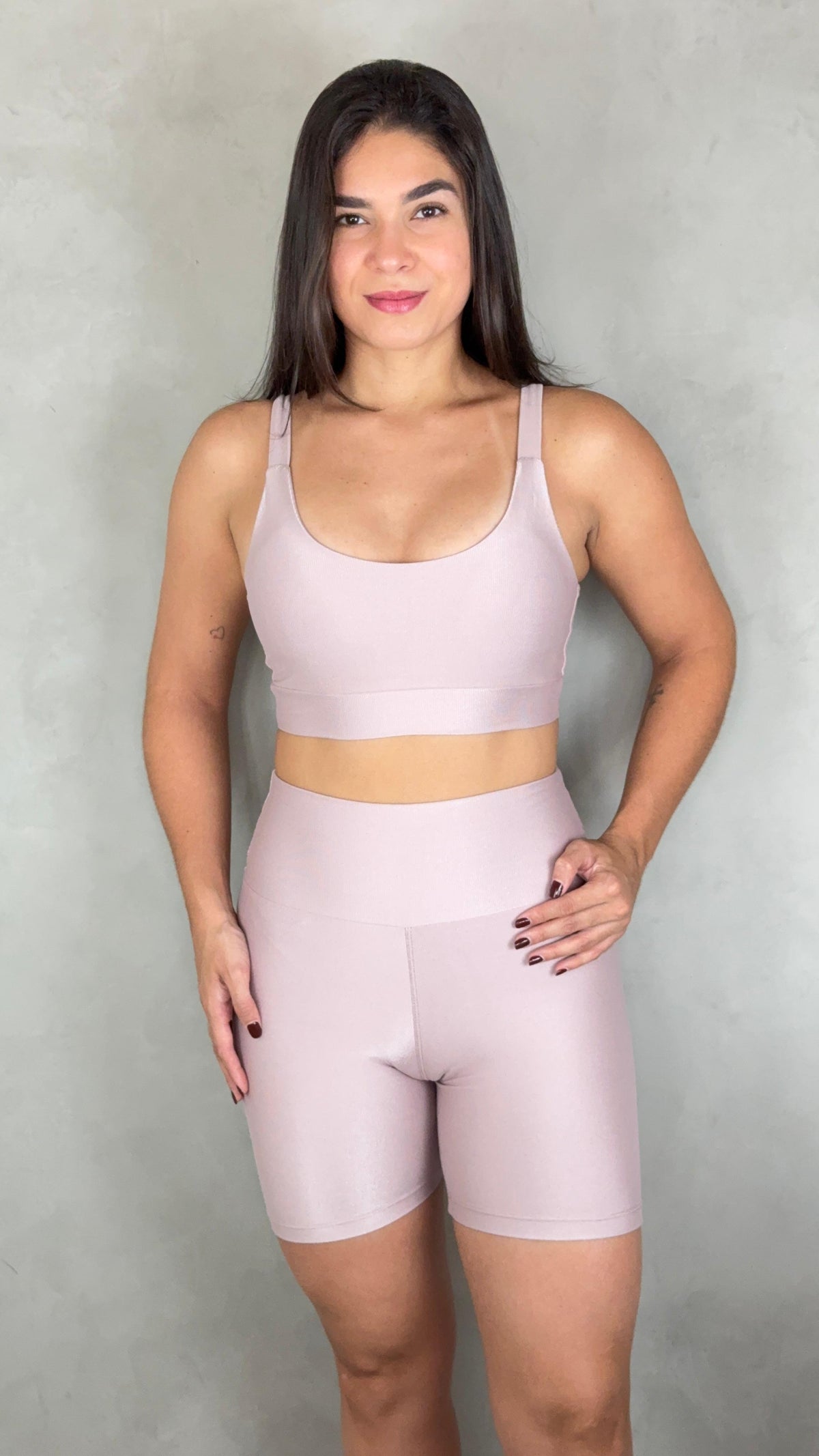 Conjunto Bermuda Wonder - Amêndoas