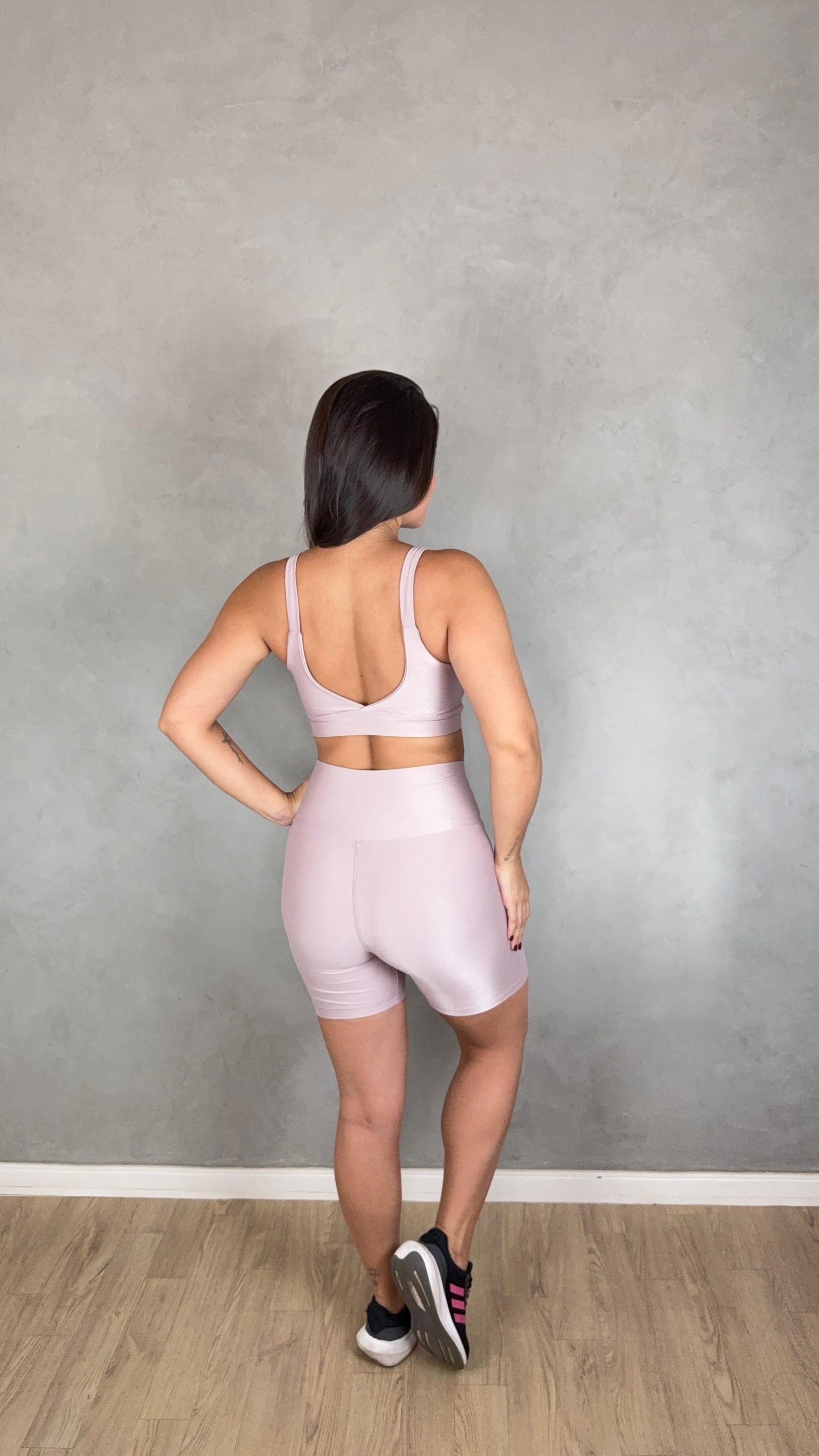 Conjunto Bermuda Wonder - Amêndoas