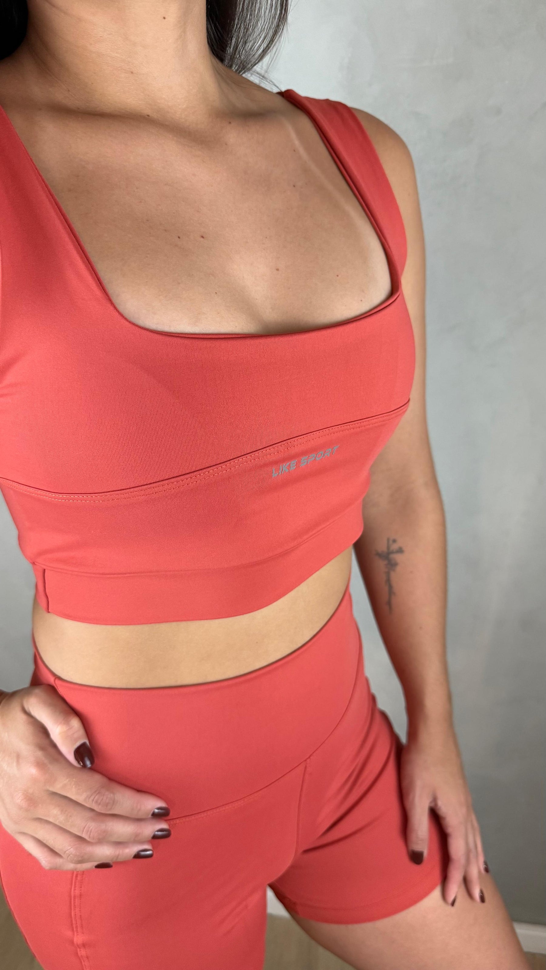 Conjunto de Short Tred - Telha