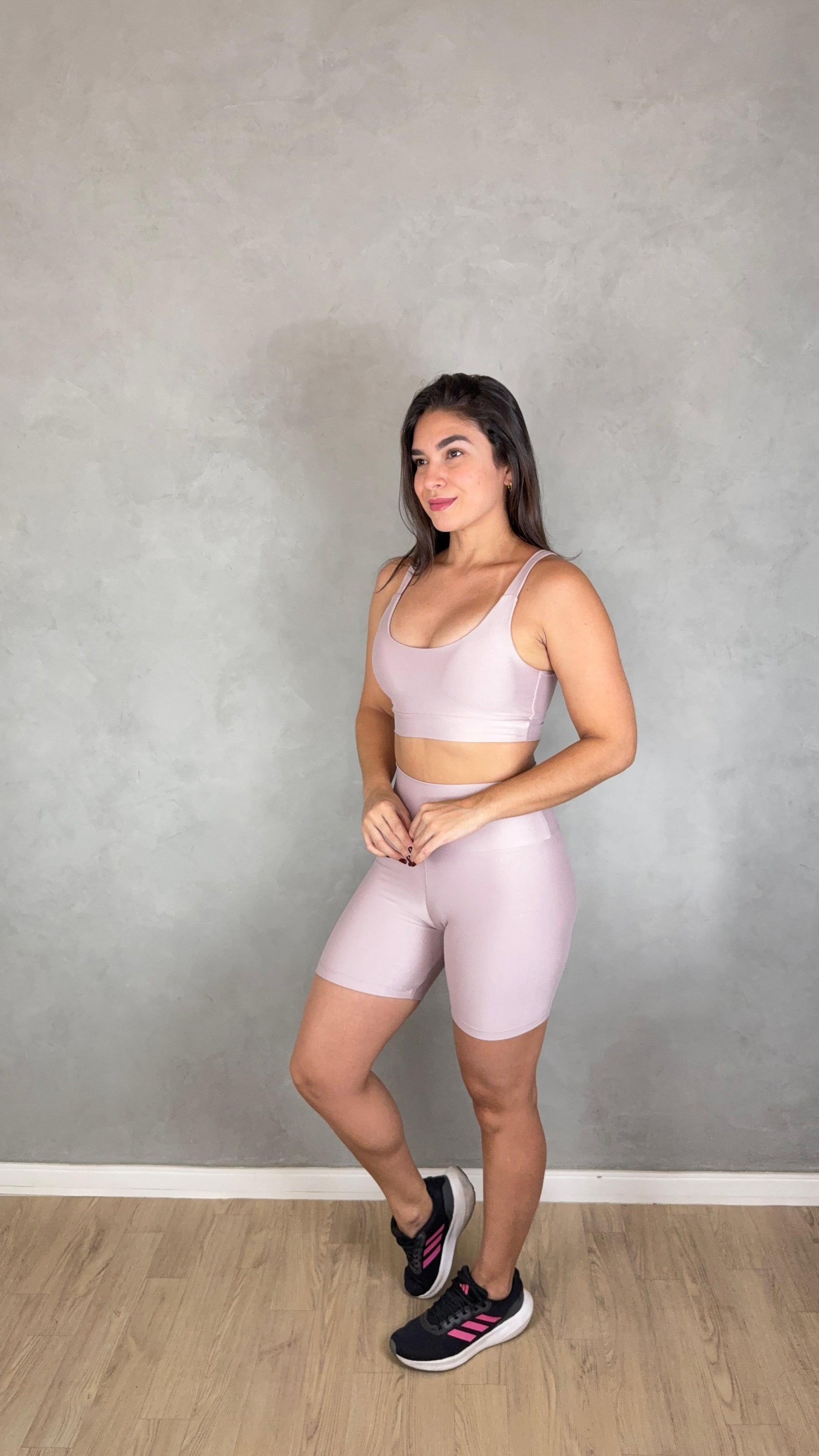 Conjunto Bermuda Wonder - Amêndoas