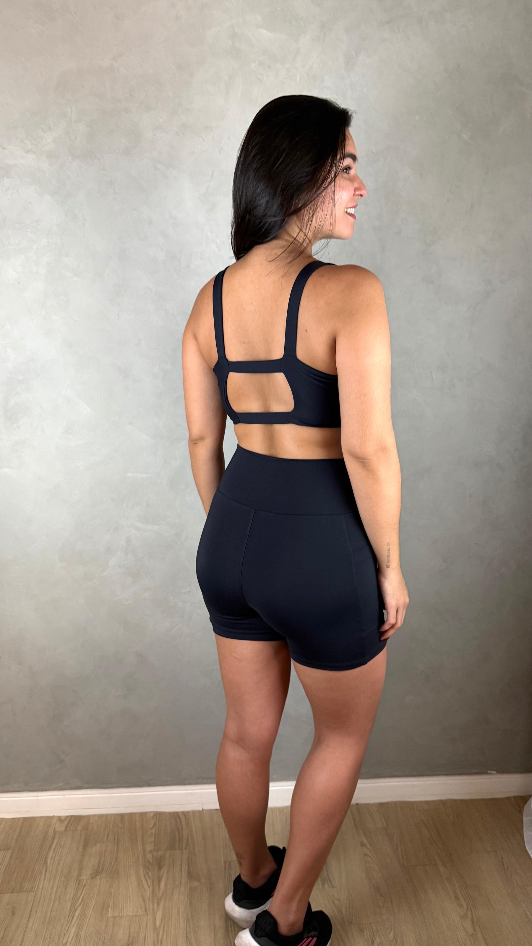 Conjunto de Short Speed - Preto