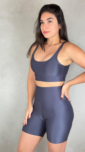 Conjunto Bermuda Wonder - Chumbo