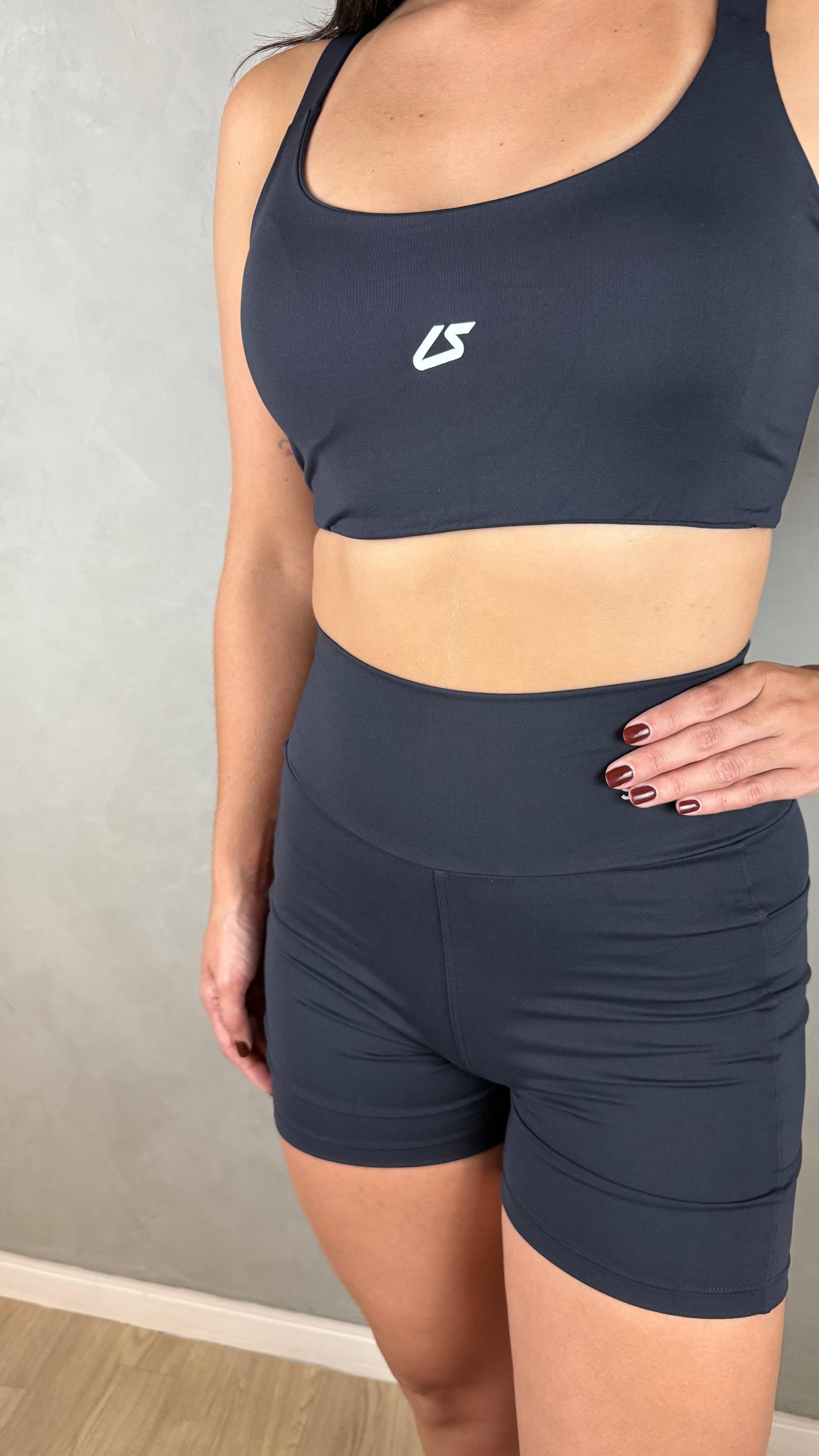 Conjunto de Short Speed - Preto