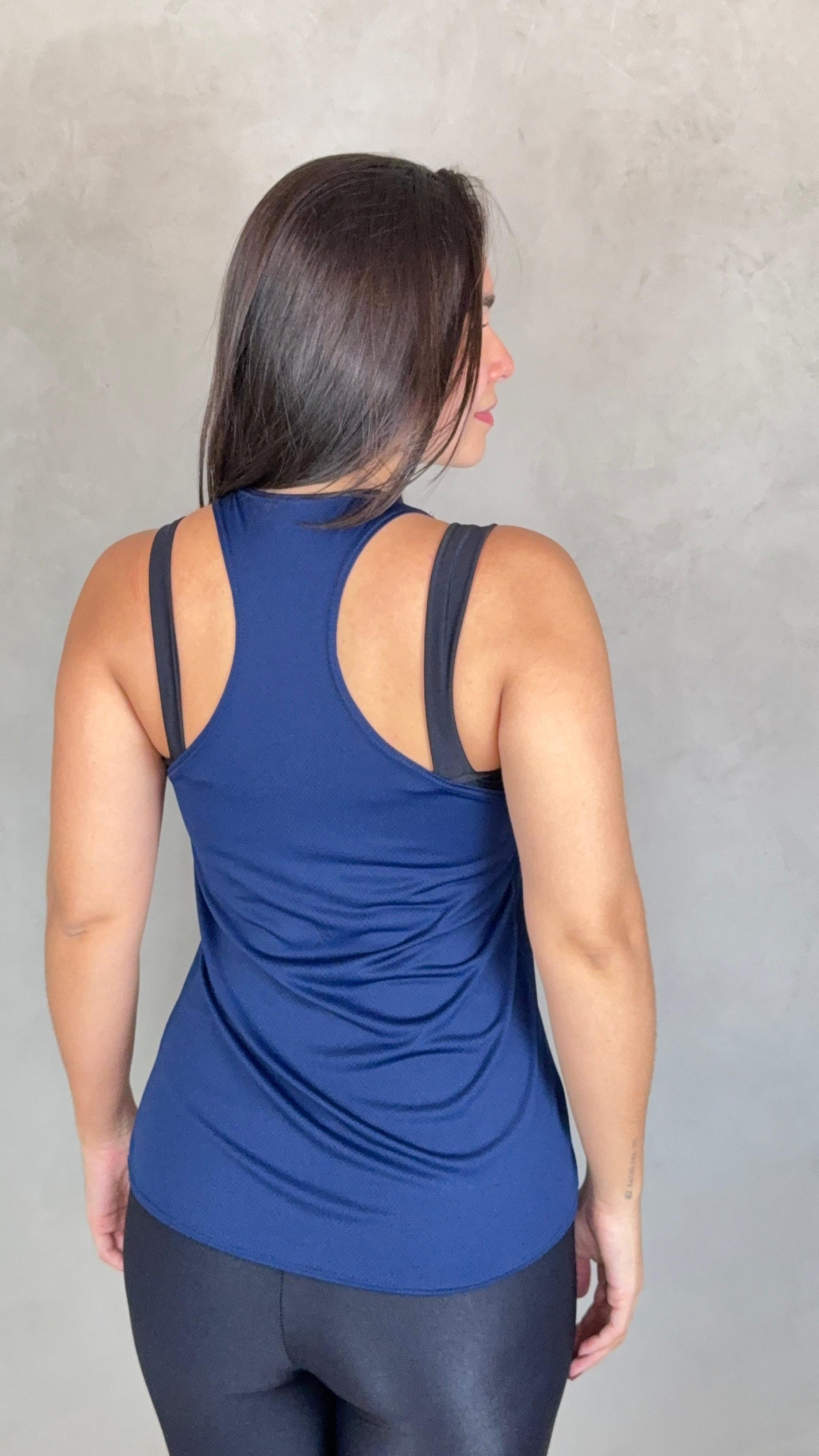 Regata Poliamida - Azul Marinho