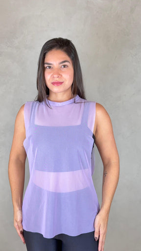 Regata Tule - Lilás