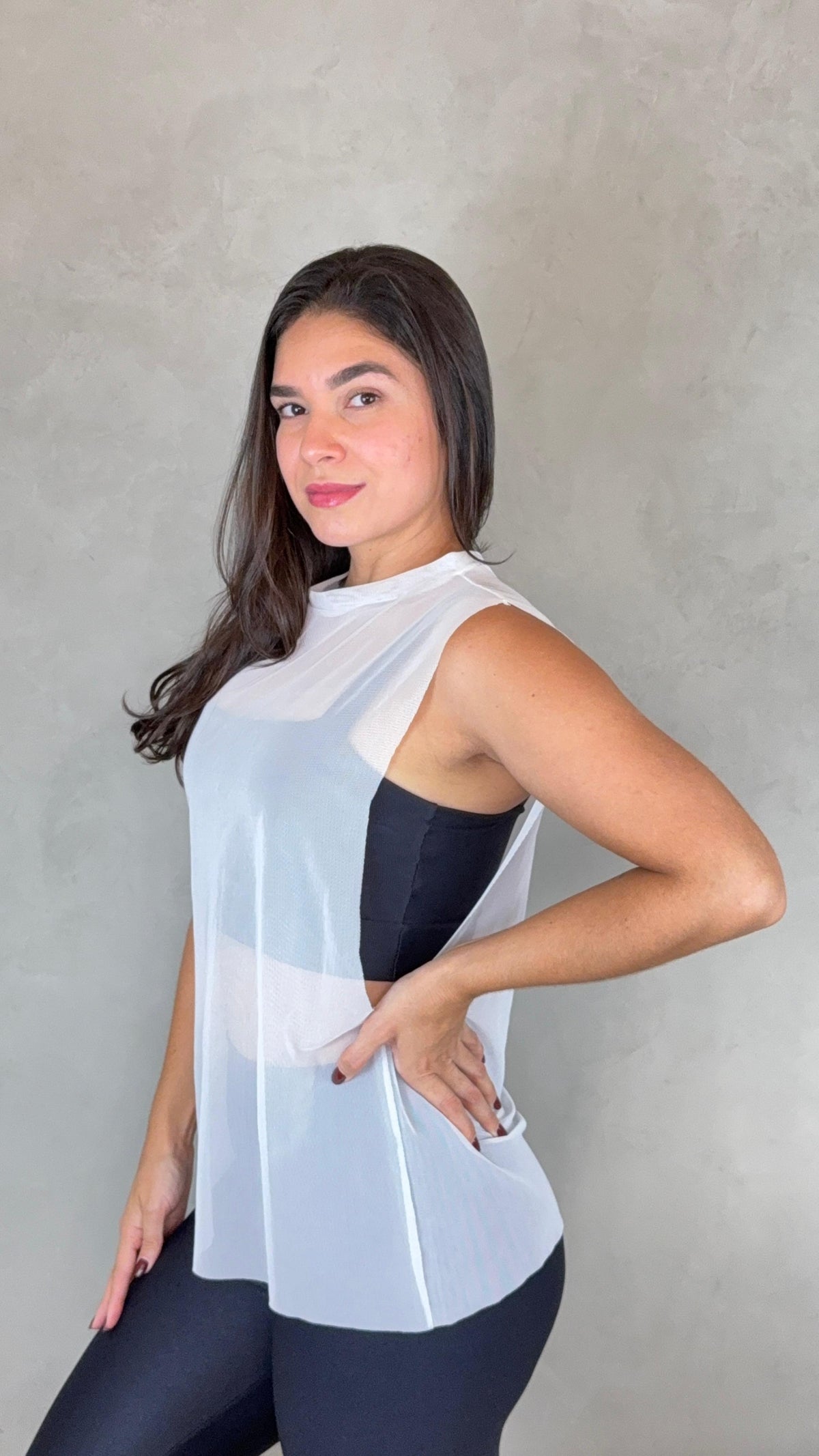 Regata Tule - Branco