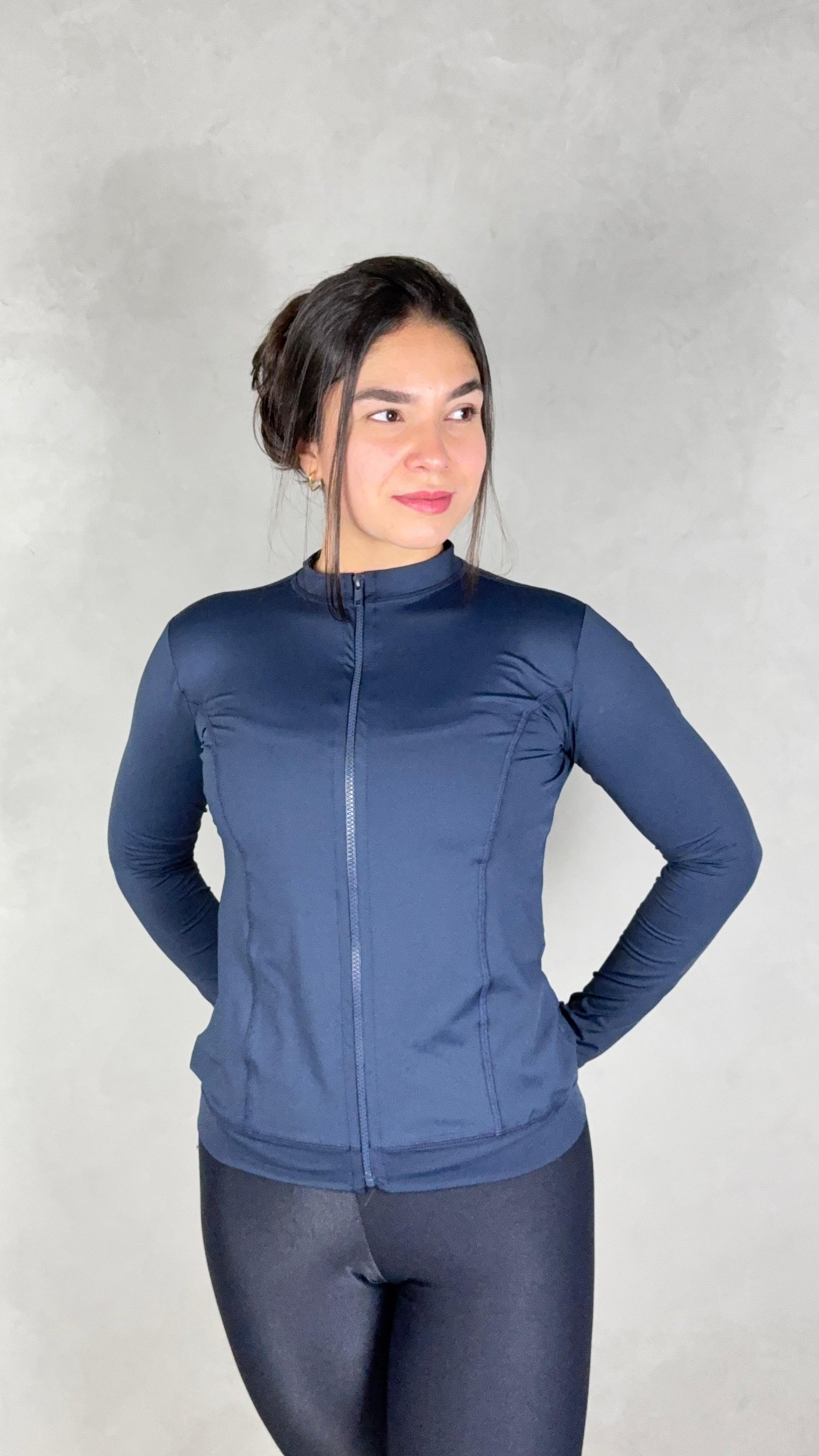 Casaco Fit Vibe - Azul Marinho