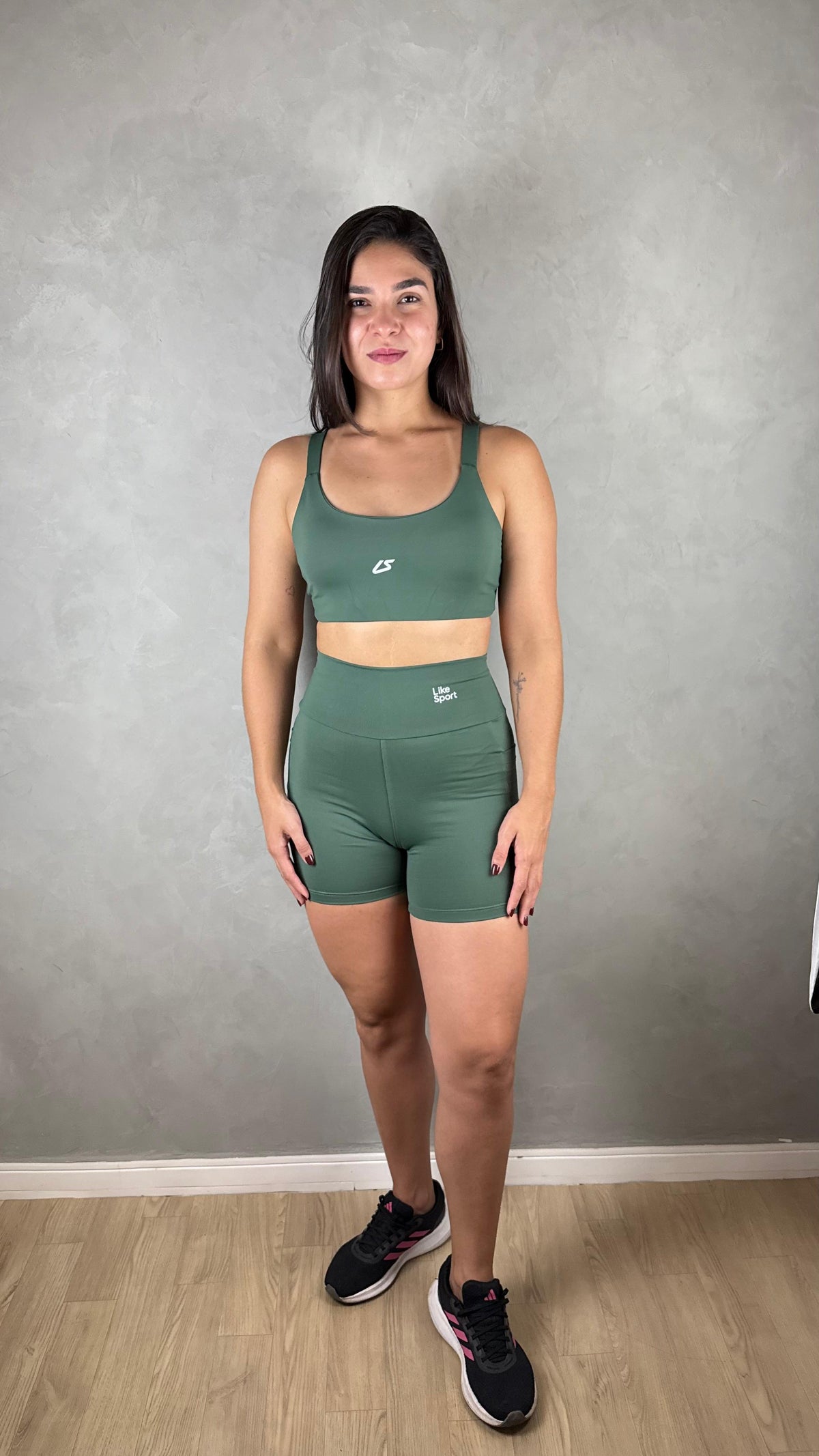 Conjunto de Short Speed - Verde Bandeira