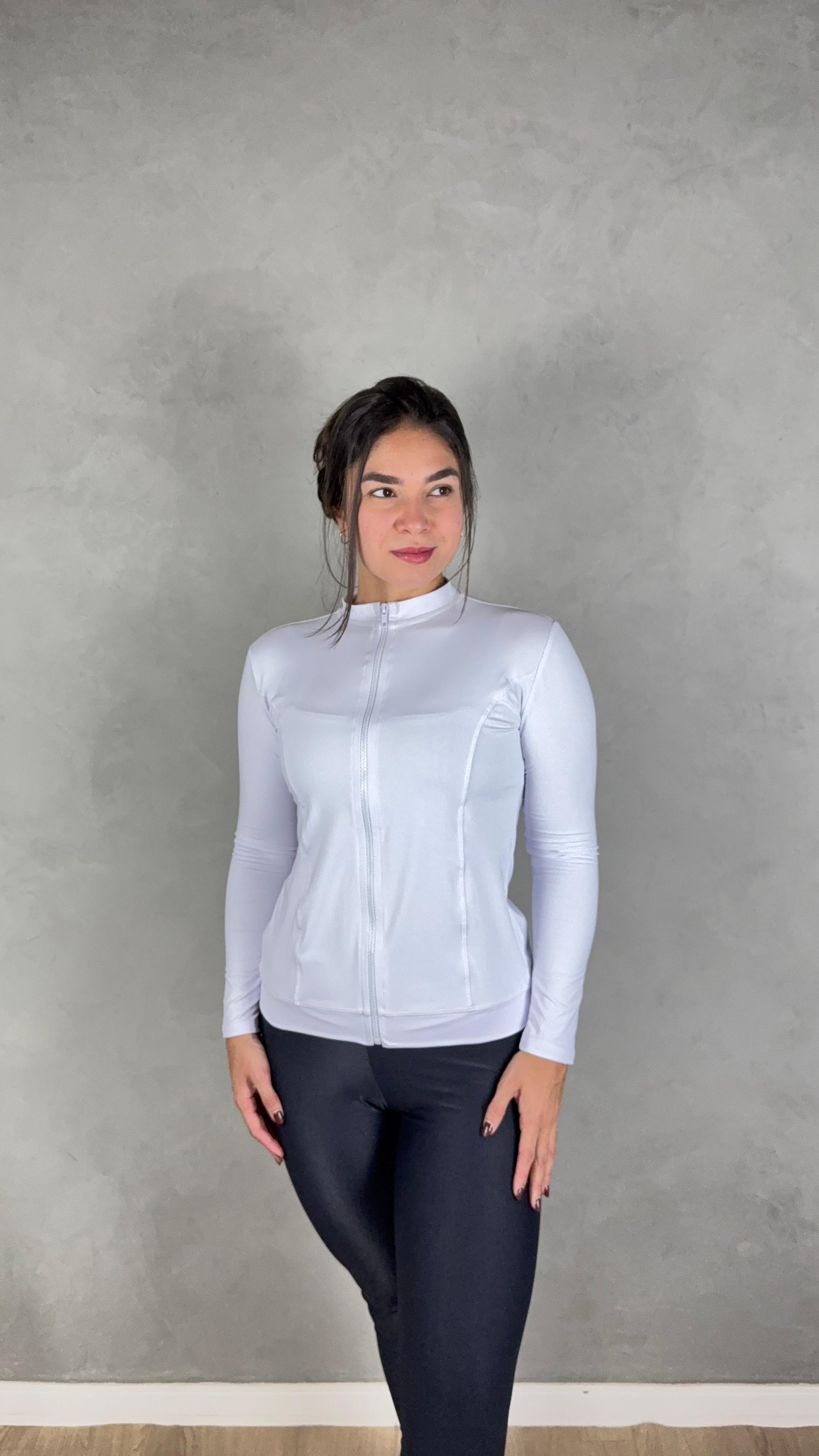 Casaco Fit Vibe - Branco