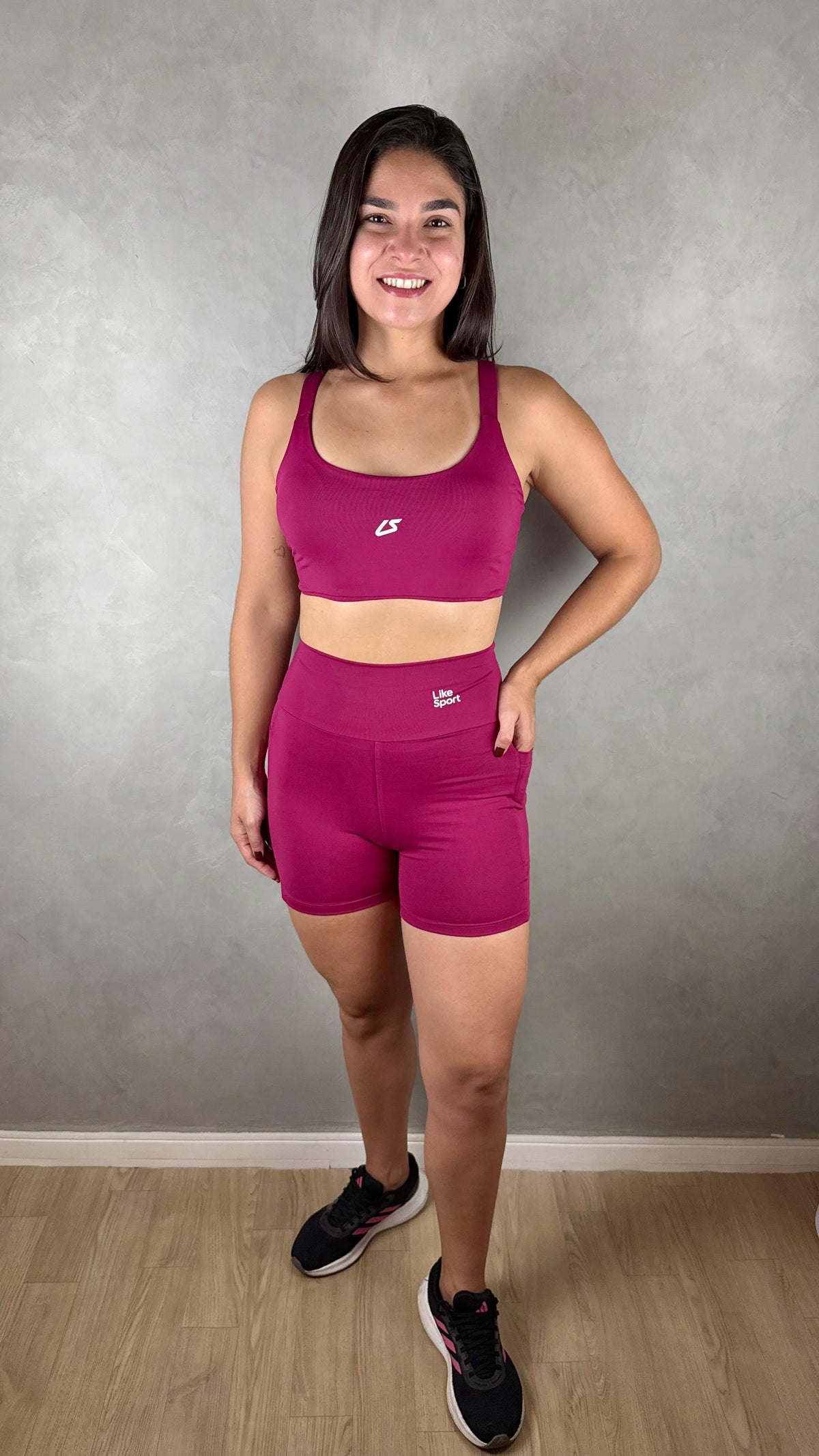 Conjunto de Short Speed - Cereja