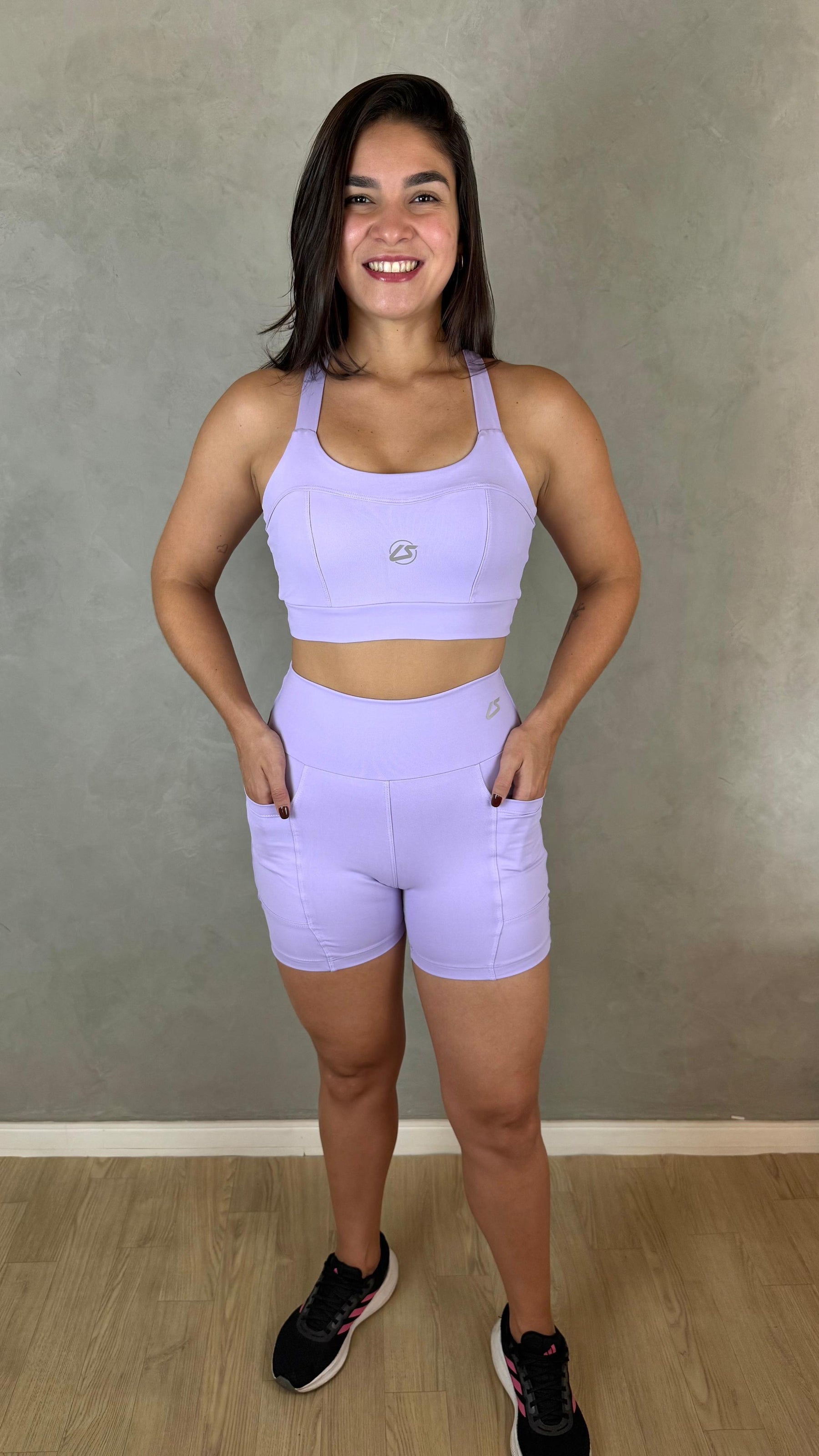Conjunto de Short Maxx - Lilás