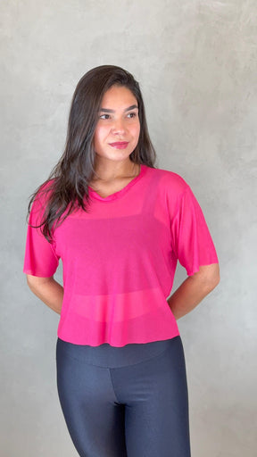 Cropped Tule - Pink