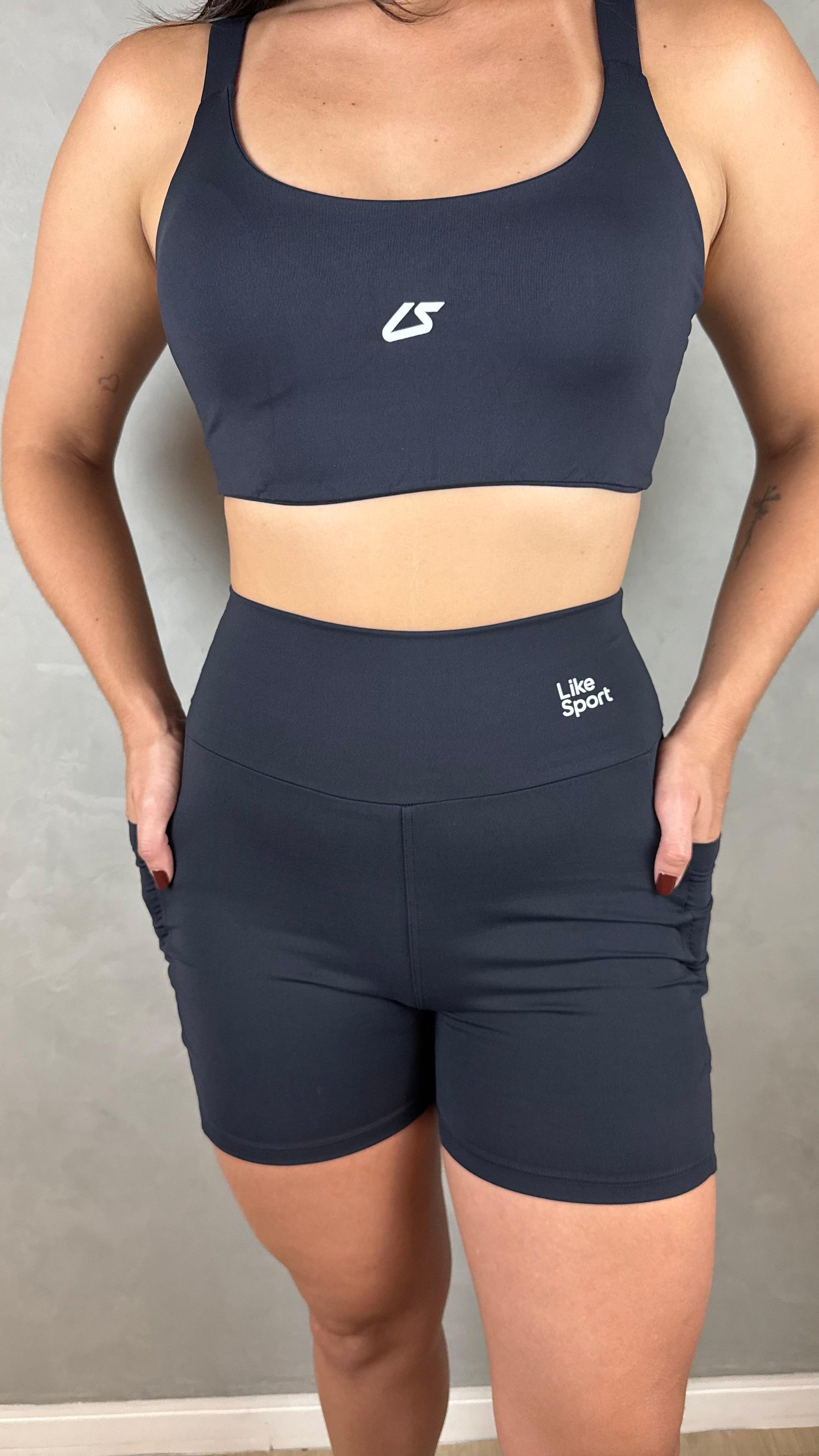 Conjunto de Short Speed - Preto