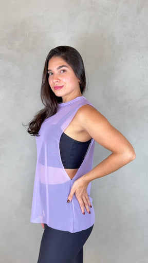 Regata Tule - Lilás