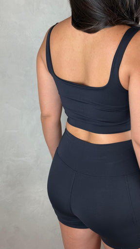 Conjunto de Short Tred - Preto