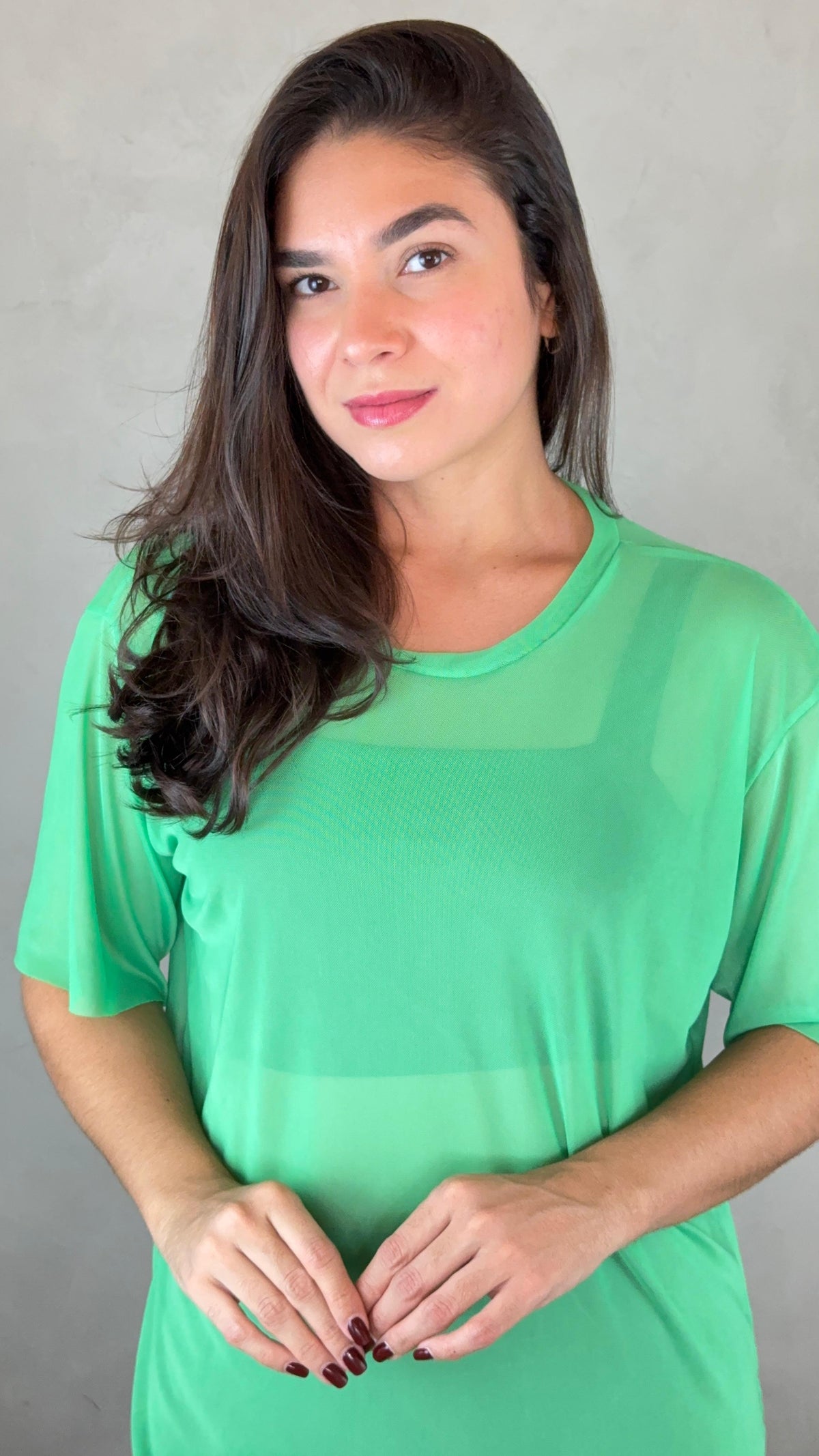 Blusa Clássica Tule - Verde Primavera