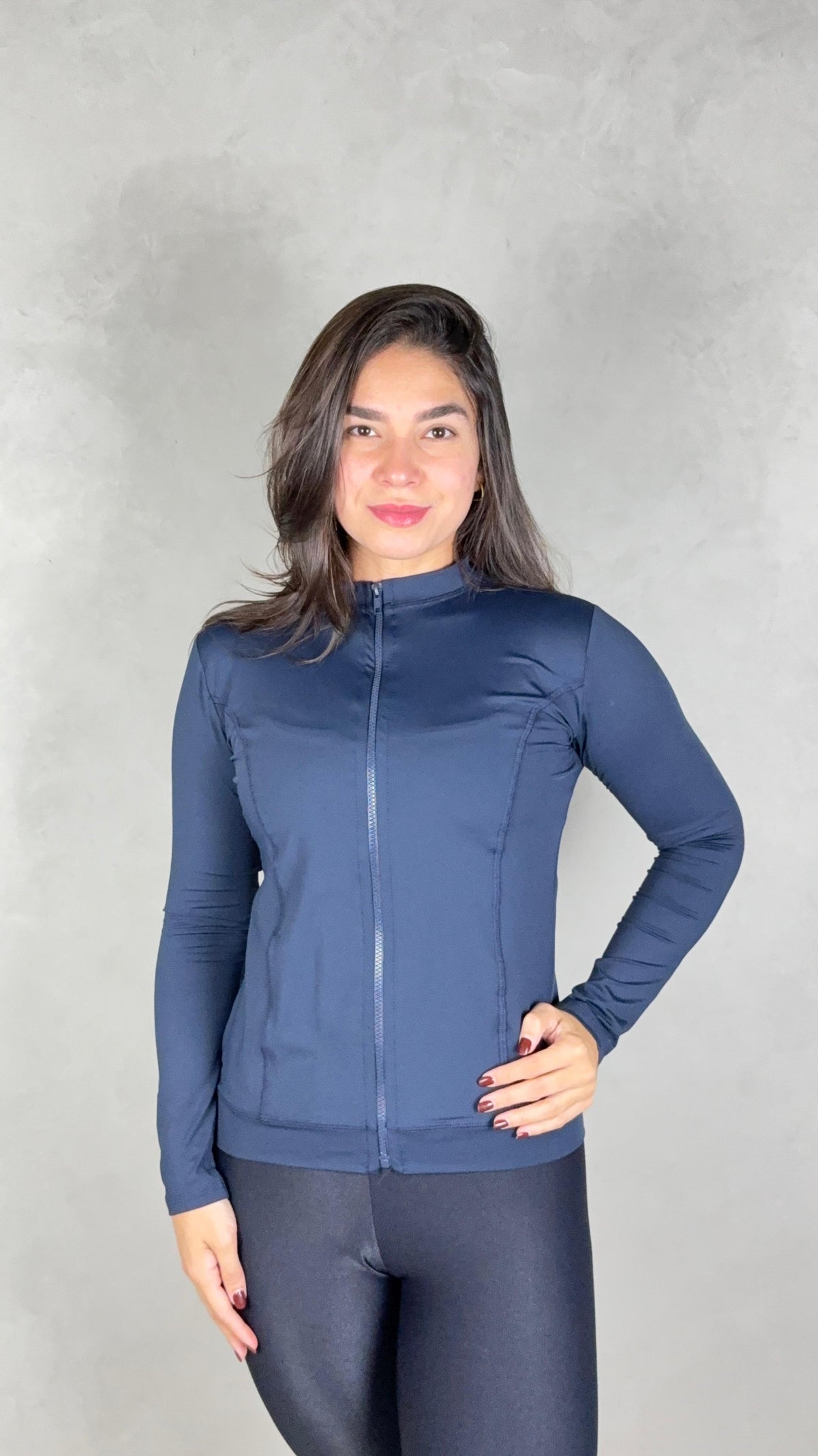 Casaco Fit Vibe - Azul Marinho