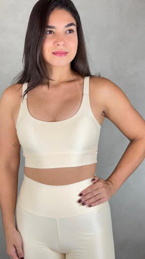 Conjunto Bermuda Wonder - Creme