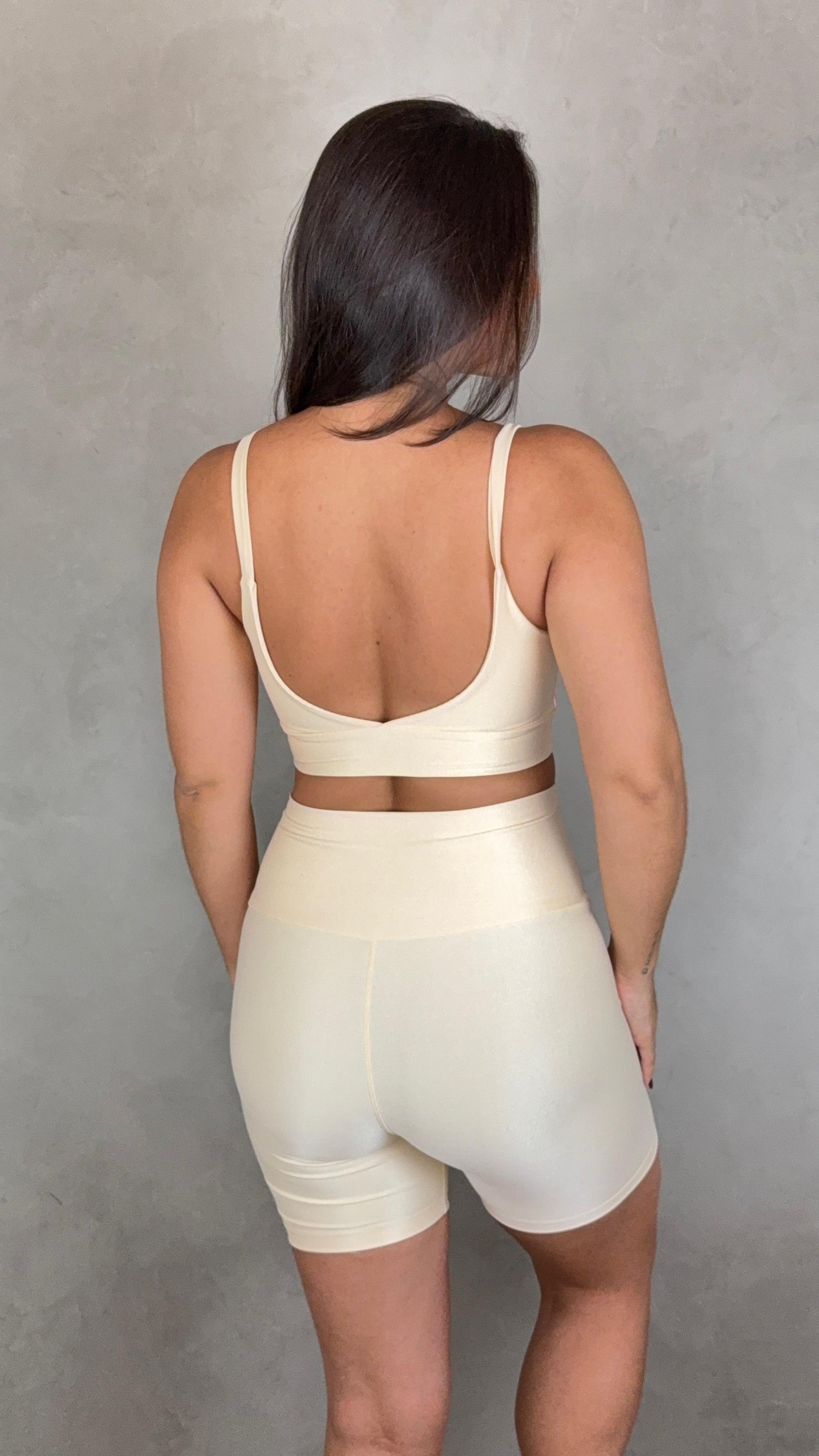 Conjunto Bermuda Wonder - Creme