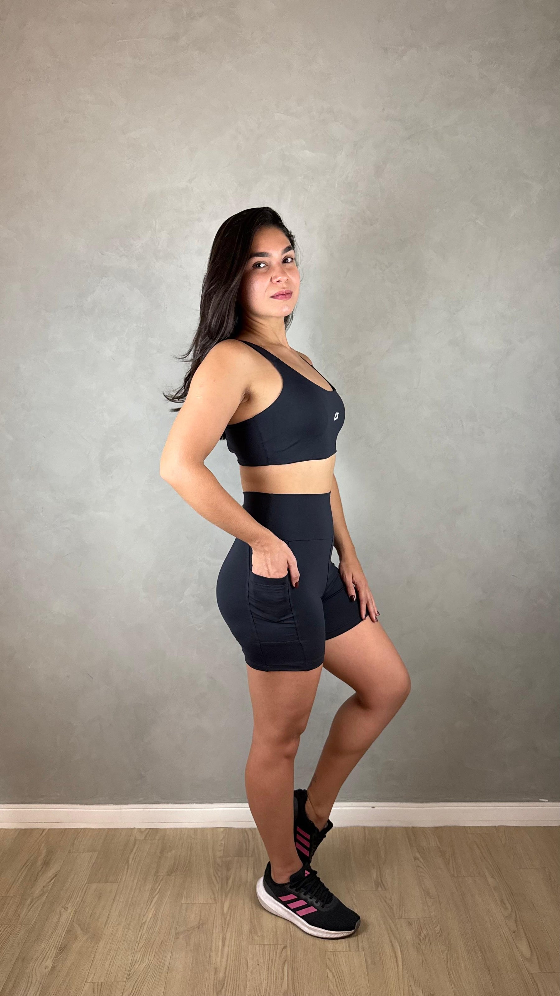 Conjunto de Short Speed - Preto