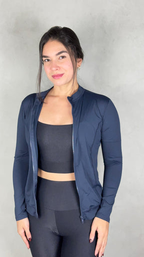 Casaco Fit Vibe - Azul Marinho