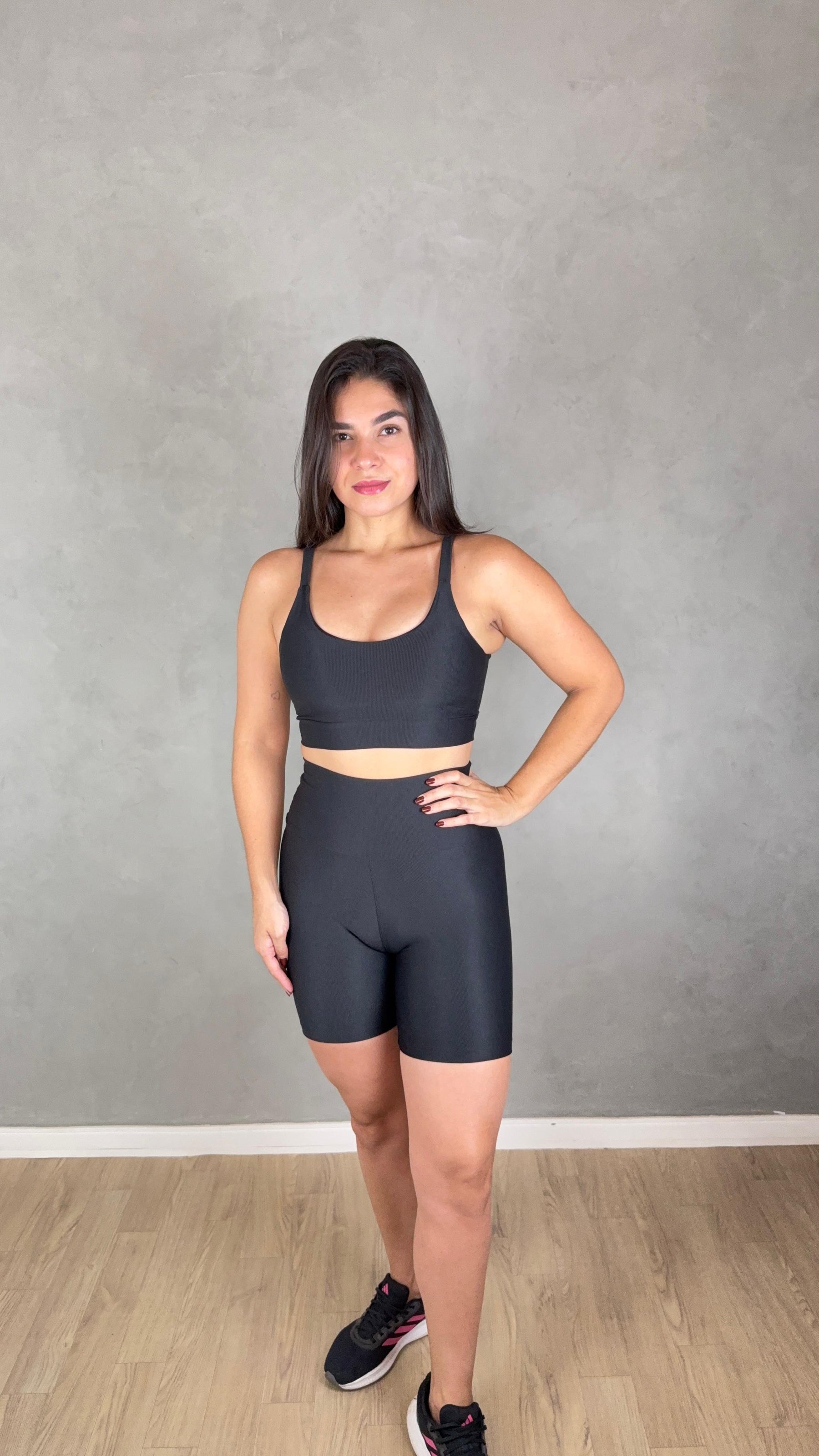 Conjunto Bermuda Wonder - Preto