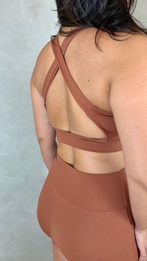 Conjunto de Short Maxx - Marrom