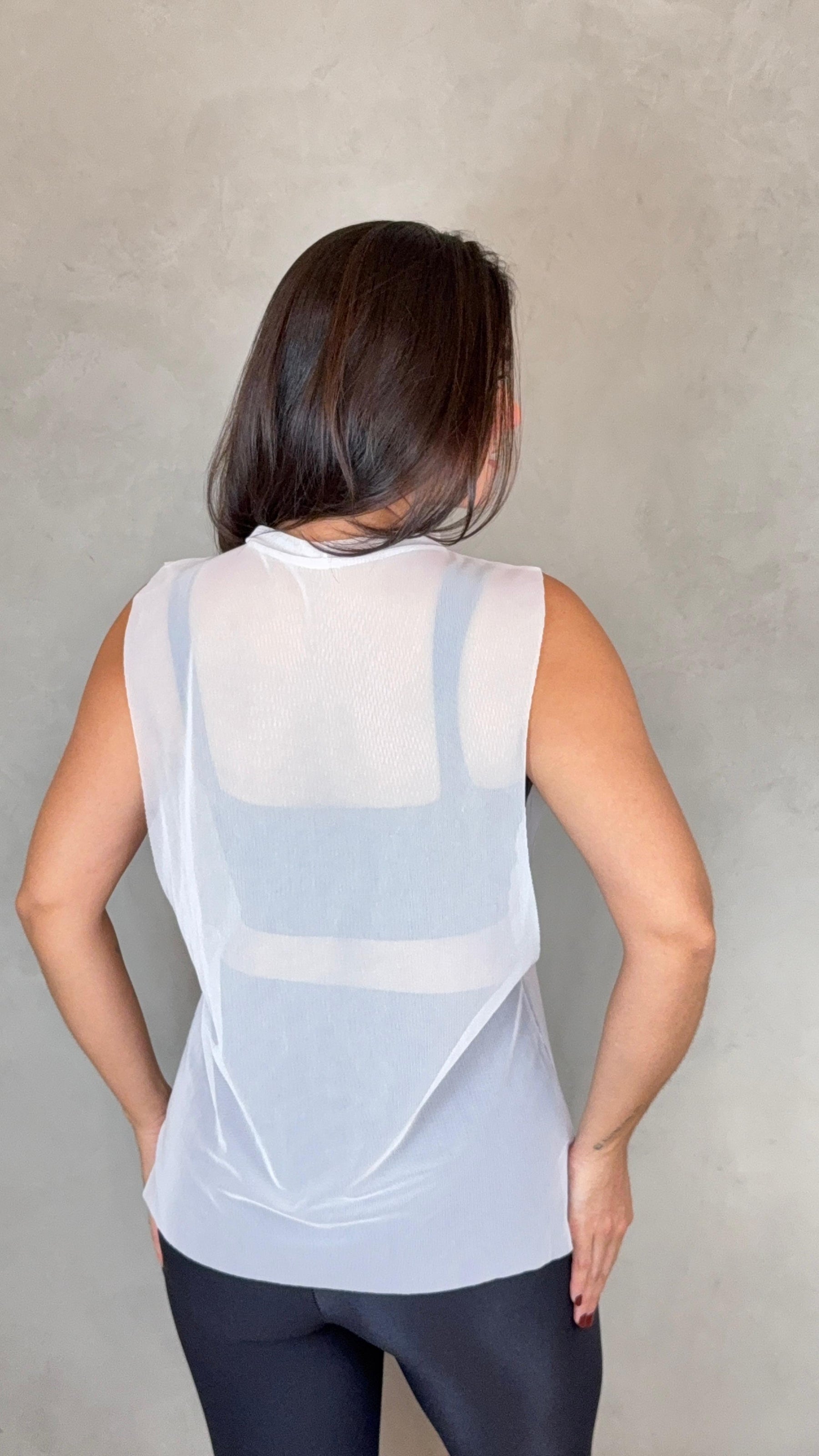 Regata Tule - Branco