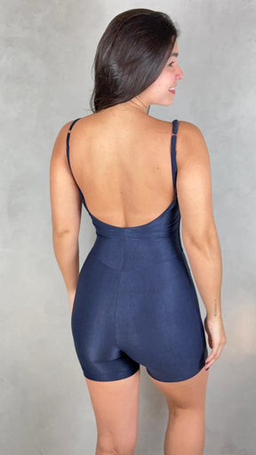 Macaquinho Gloss - Azul Marinho