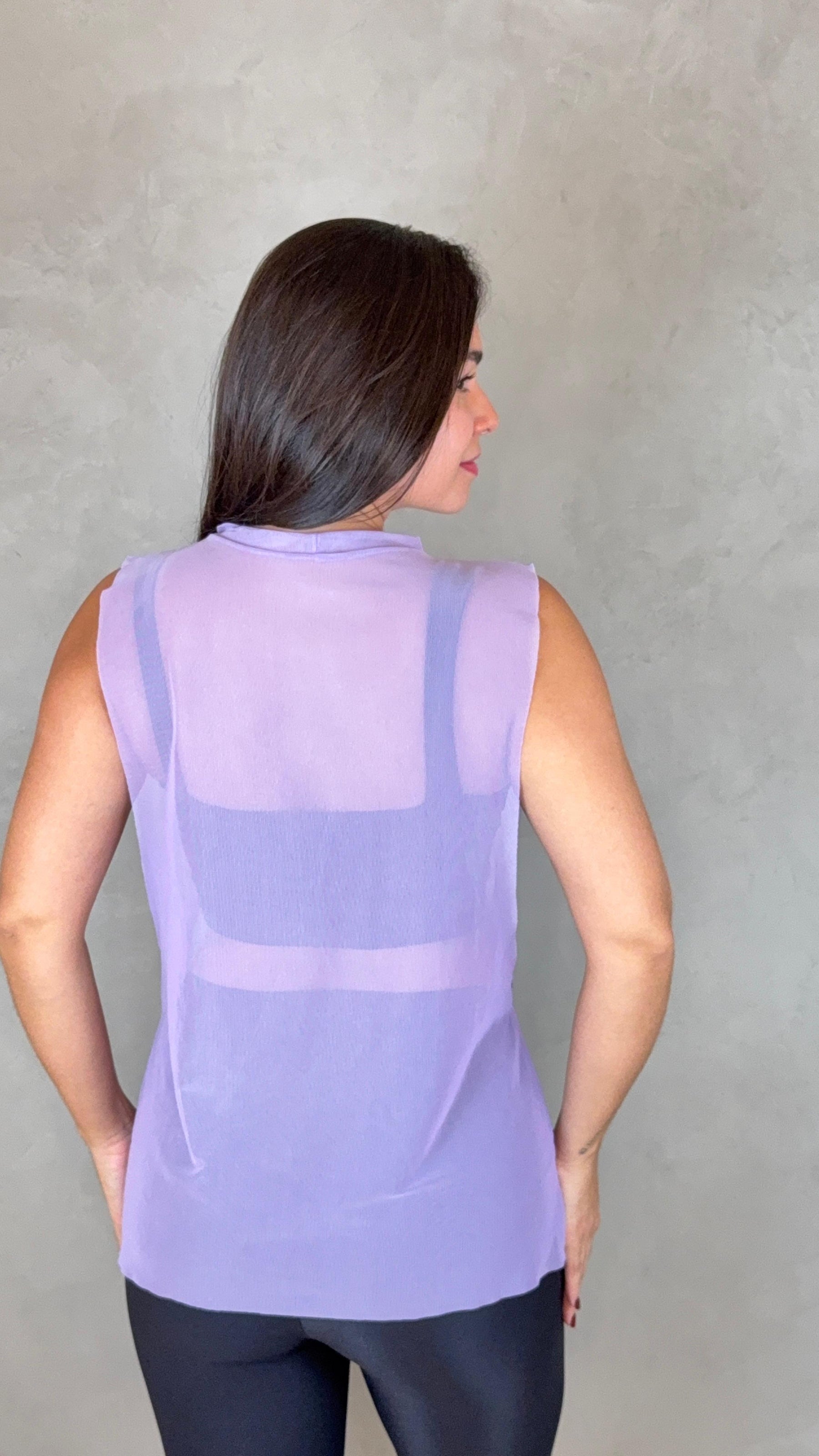 Regata Tule - Lilás