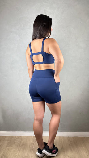 Conjunto de Short Speed - Azul Marinho