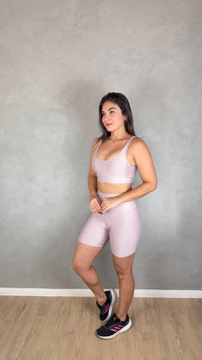 Conjunto Bermuda Wonder - Amêndoas