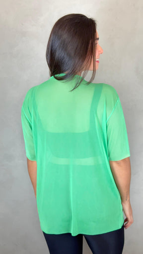 Blusa Clássica Tule - Verde Primavera