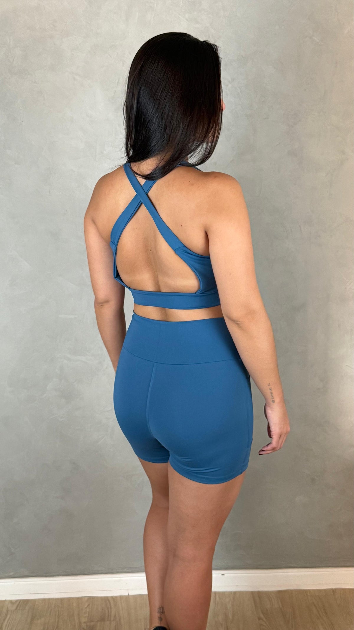 Conjunto de Short Maxx - Azul Petróleo